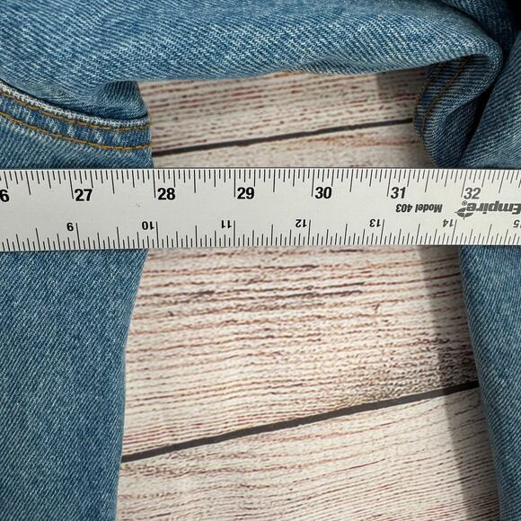 Wrangler Rugged Wear Trucker Jean Jacket Mens XXL Blue Medium Wash Denim - Picture 11 of 12